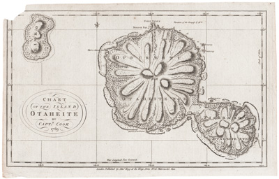 Chart of the Island of Tahiti Otaheite